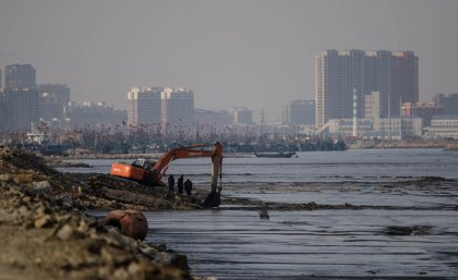 Habitats are turned into dry land - Image: Nick Murray